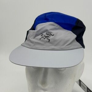 Arc'Teryx Norvan Regular Brim Hat Men's L XL Blue Black Lightweight